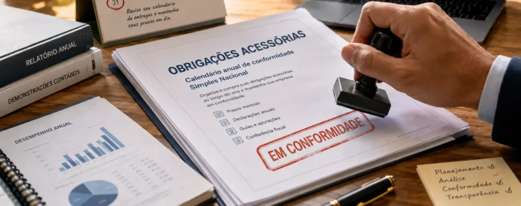 Obrigações Acessórias Simples Nacional 2026